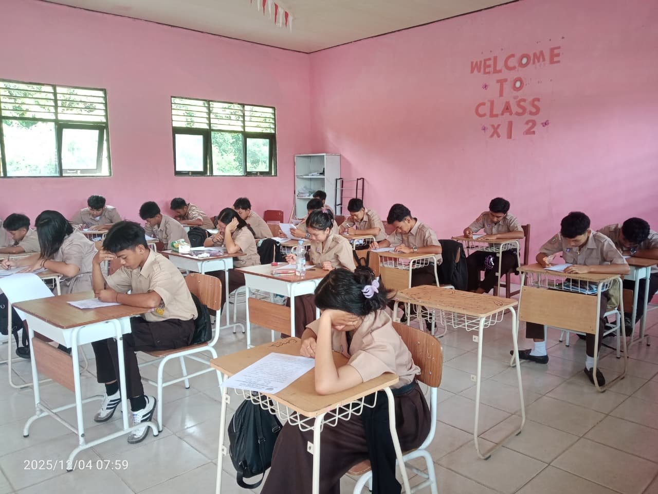 Dokumentasi Kegiatan Pelaksanaan Ulangan Semester I TA.  2025/2026